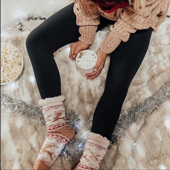 Pants - Fleece Lined High Waist Leggings